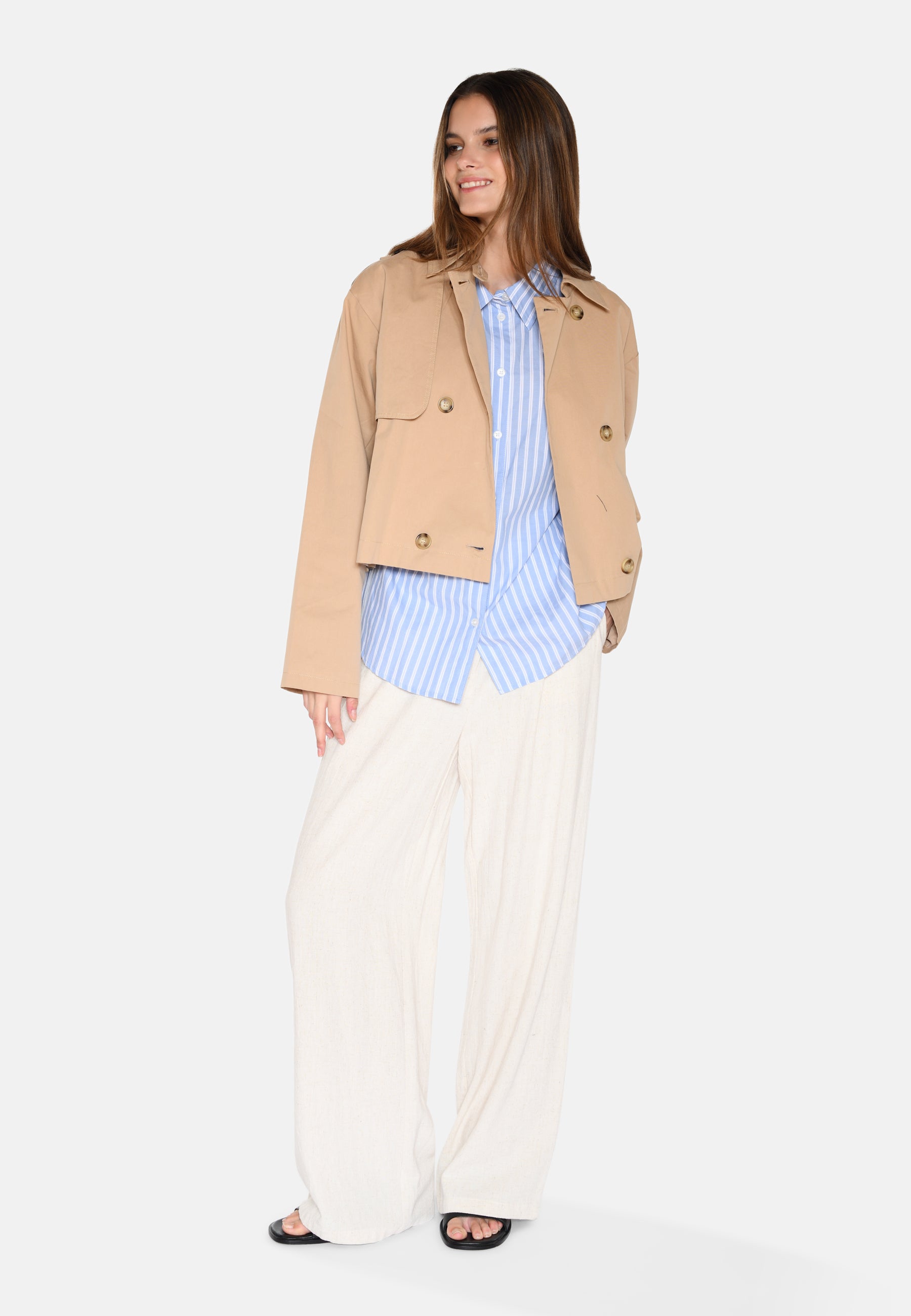 moves Amary trenchjakke 4212 Jacket 1315 Cornstalk