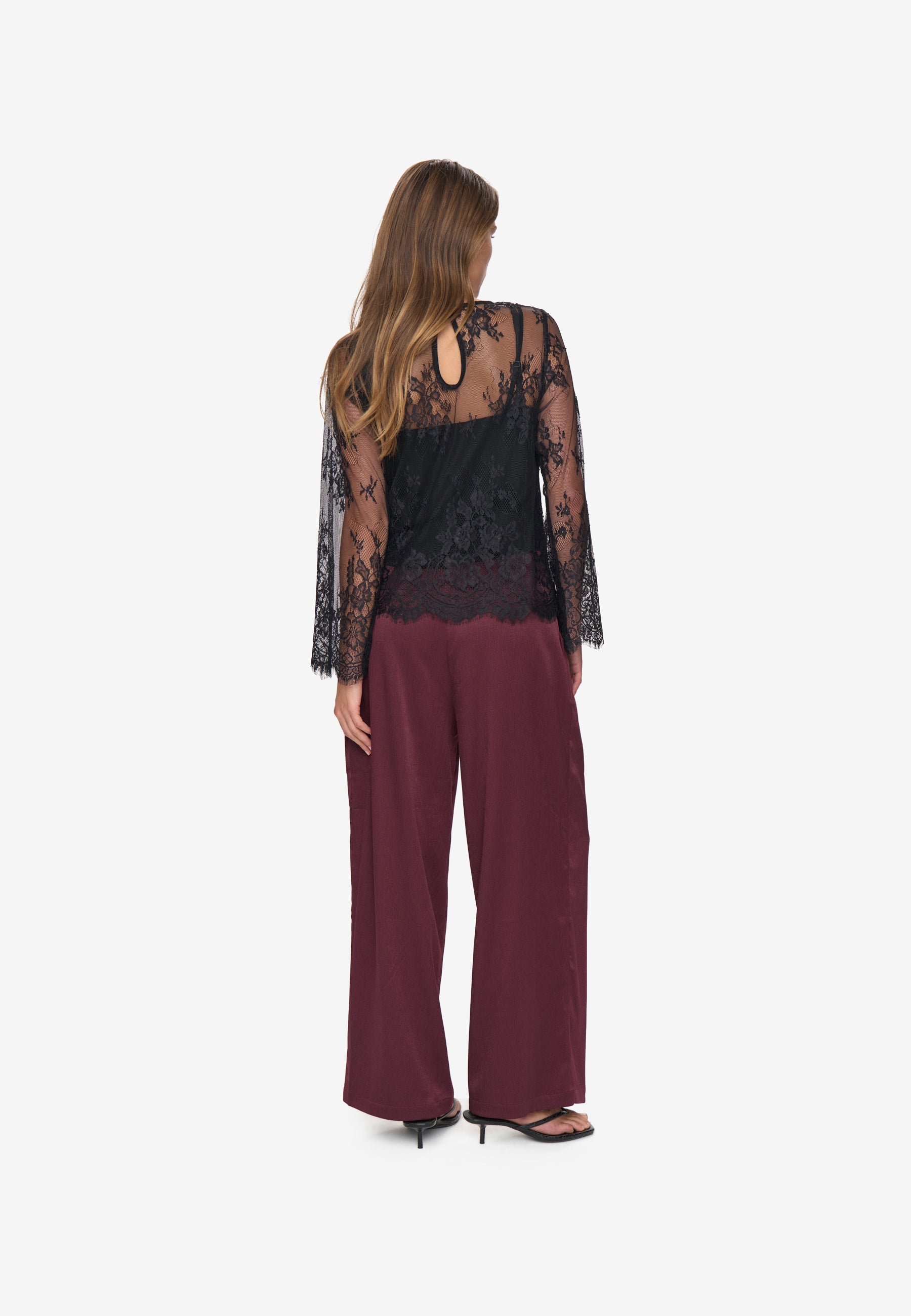 moves Aviaia Blouse 4523 Long Sleeved Blouse 999 Black
