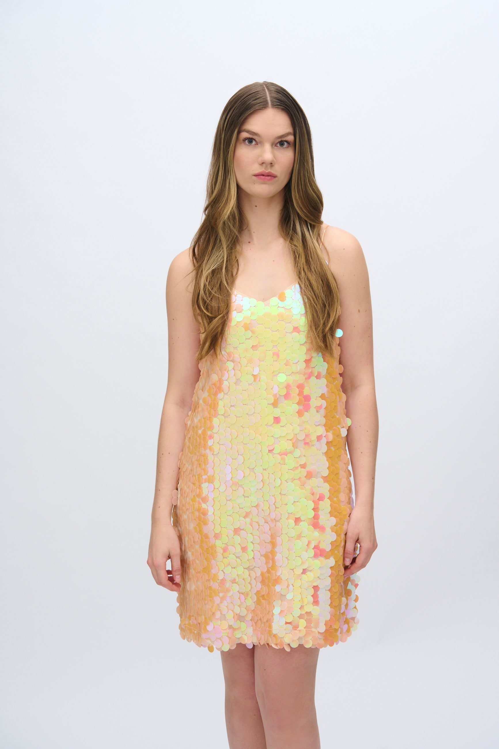 moves Balista pallietkjole 4347 Short Dress 1340 Cadmium Orange