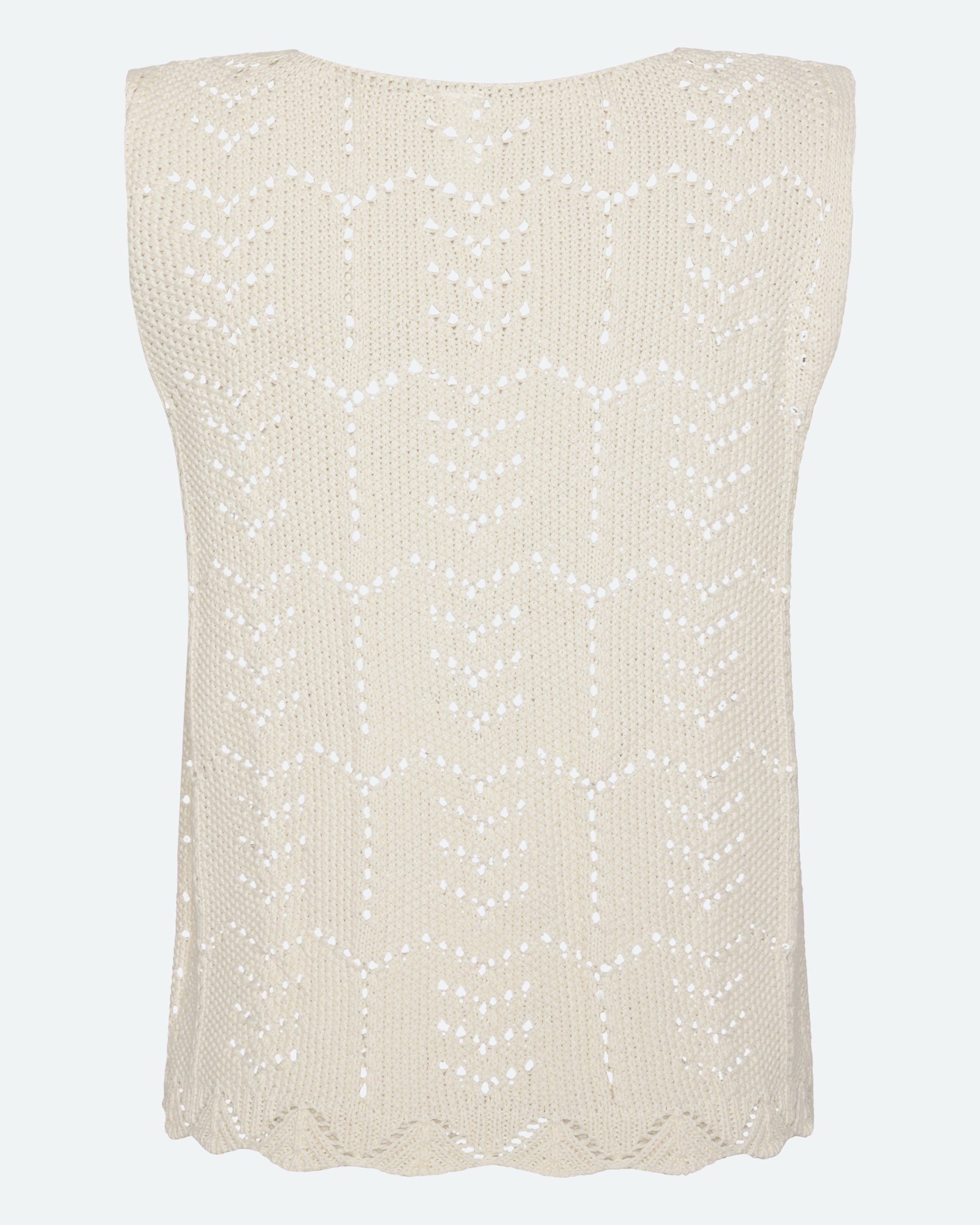 moves Daphne strikvest 4286 Gilet 002 Ivory