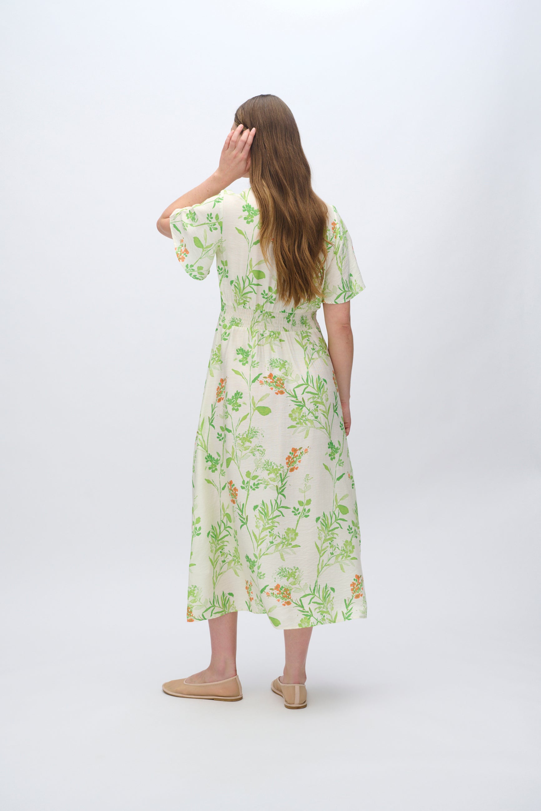 moves Hamma midi kjole 4289 Midi Dress 004 Broken White