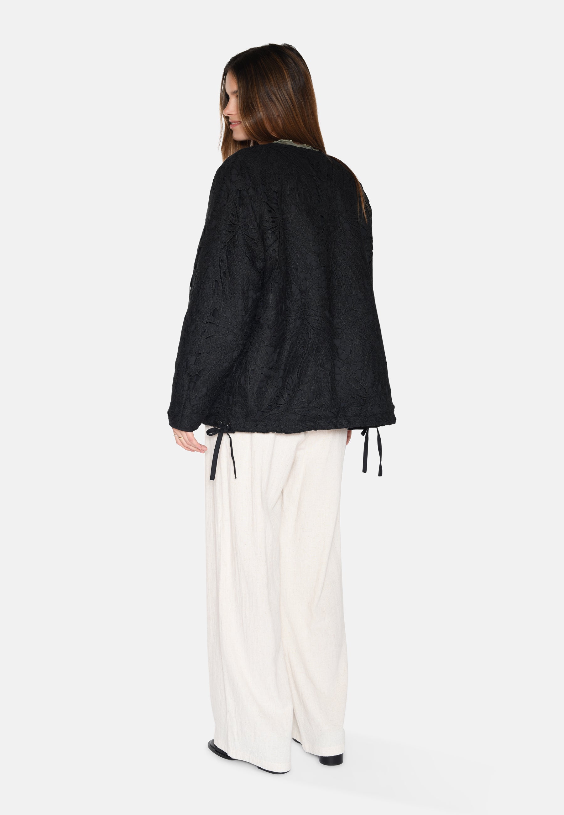 moves Kaylie broderie jakke 4208 Jacket 999 Black