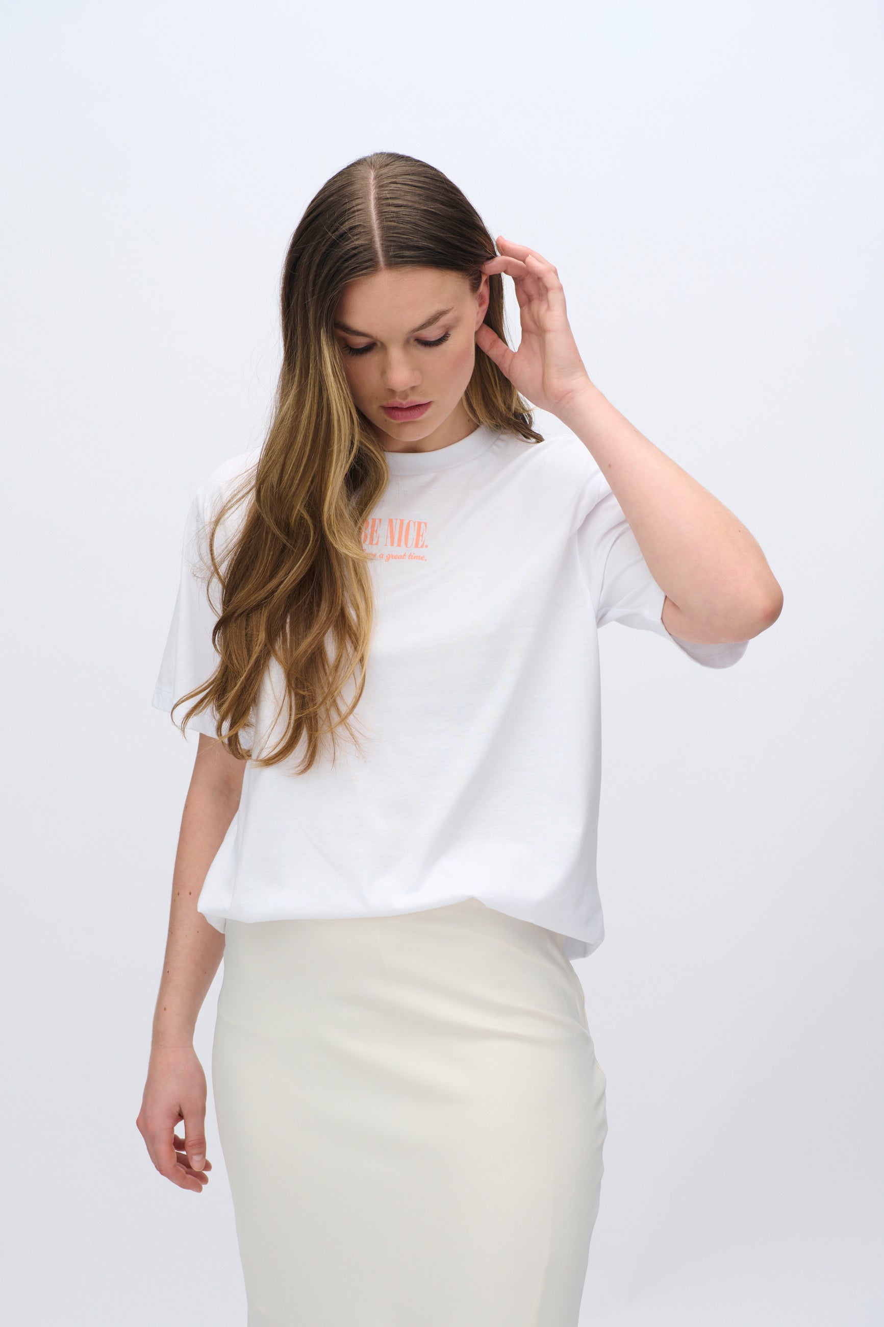 moves Kiana kortærmet t-shirt 4333 Short Sleeved T-shirt 1340 Cadmium Orange