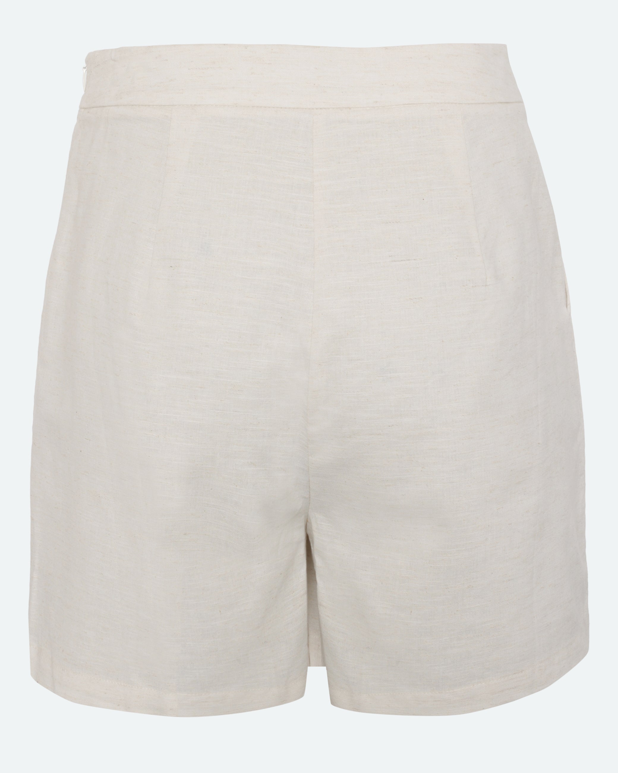 moves Lanelle skort i hørblanding 4330 Shorts 0108 Castle Wall