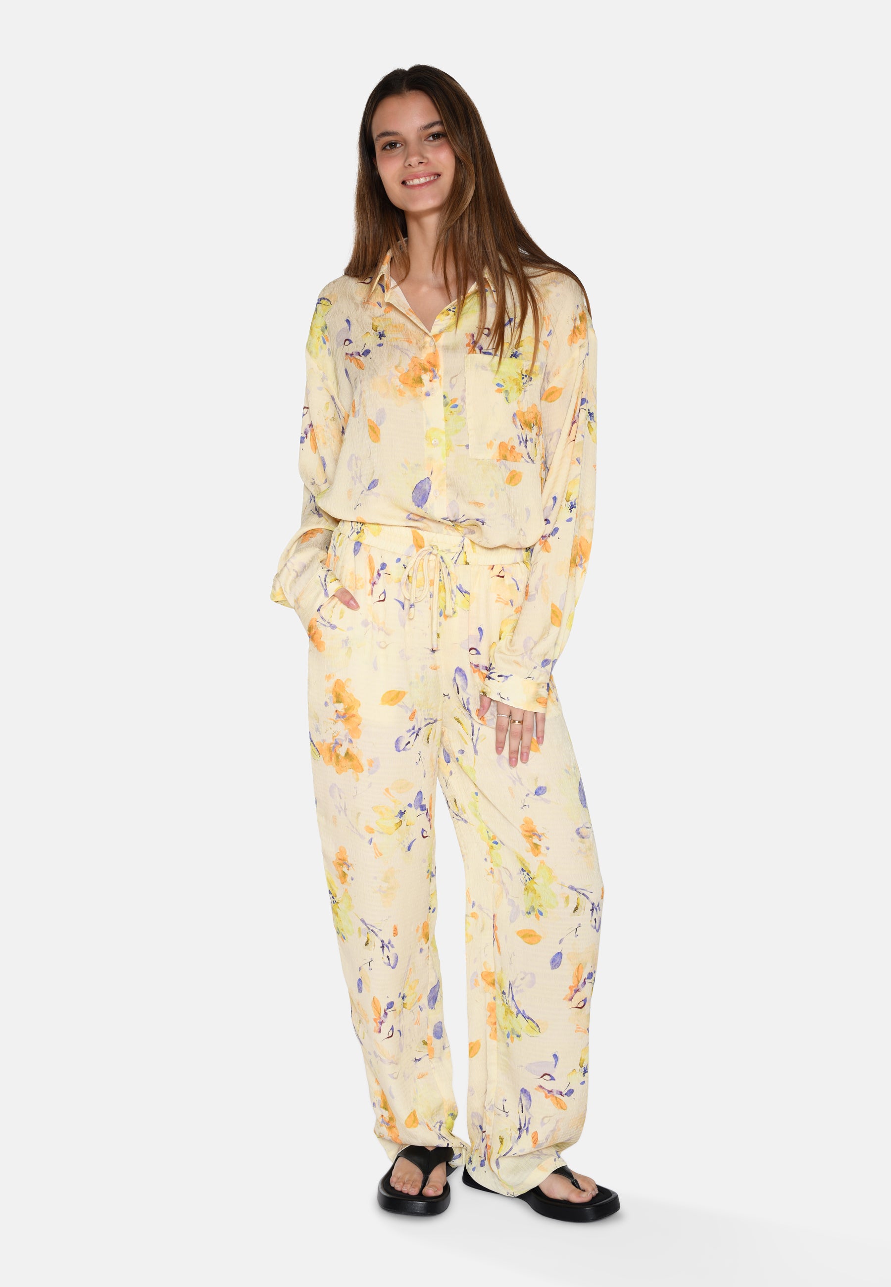 moves Lenora langærmet skjorte 4255 Long Sleeved Shirt 0616 Pastel Yellow