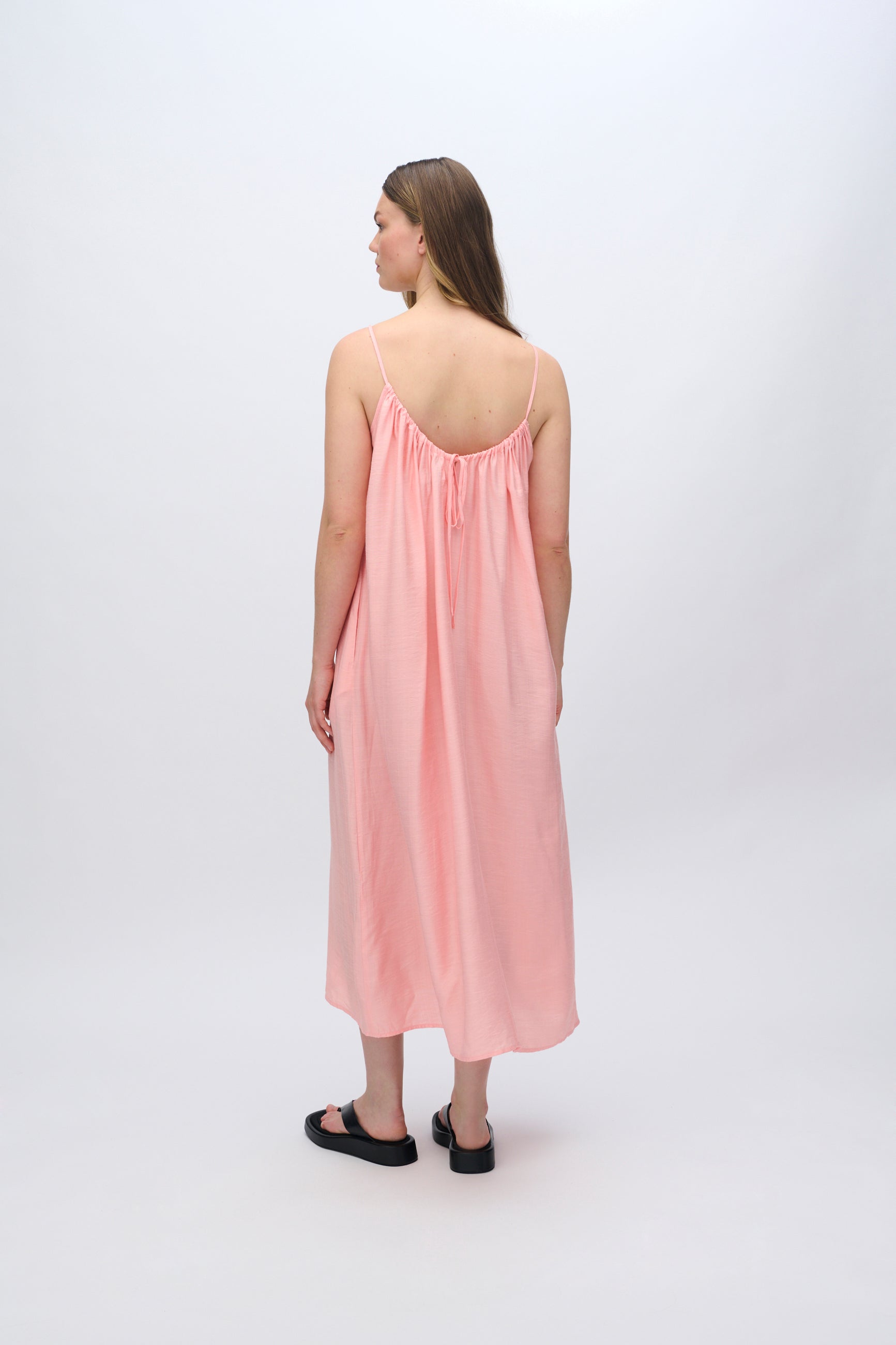 moves Malia kjole 4237 Midi Dress 1340 Cadmium Orange