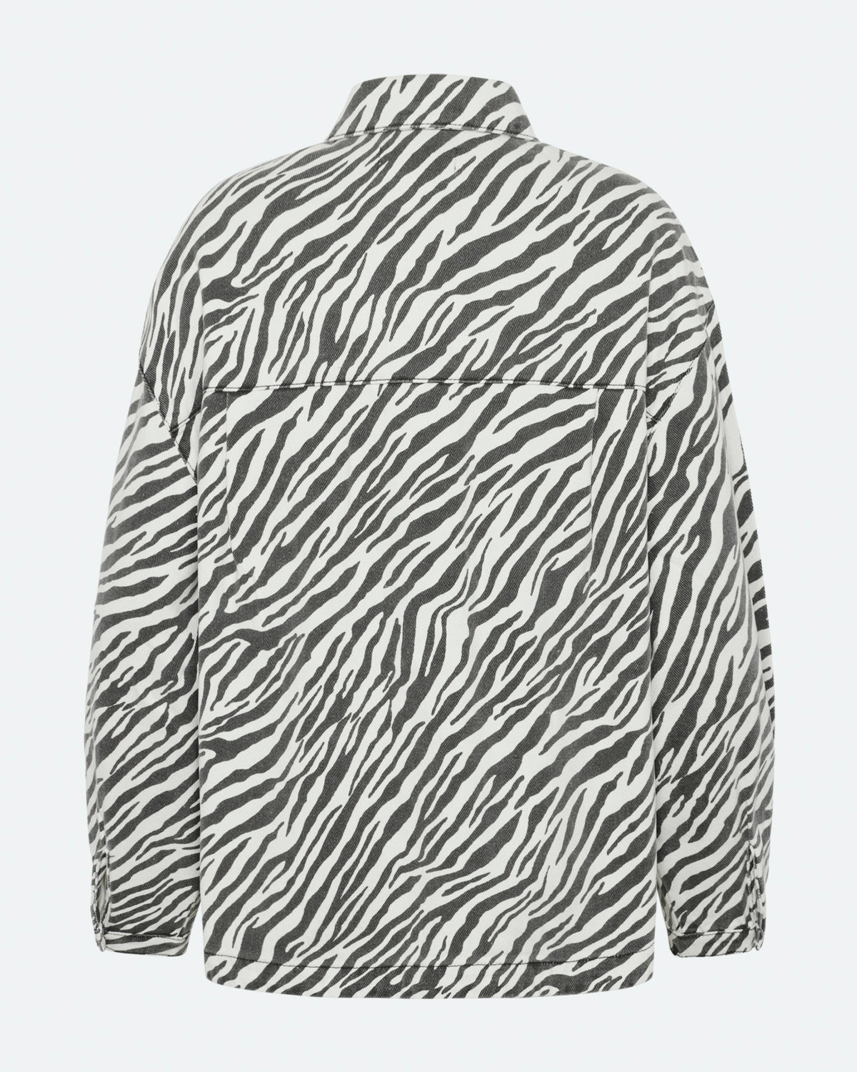 moves Noliana zebra denimskjorte 4228 Long Sleeved Shirt 999 Black