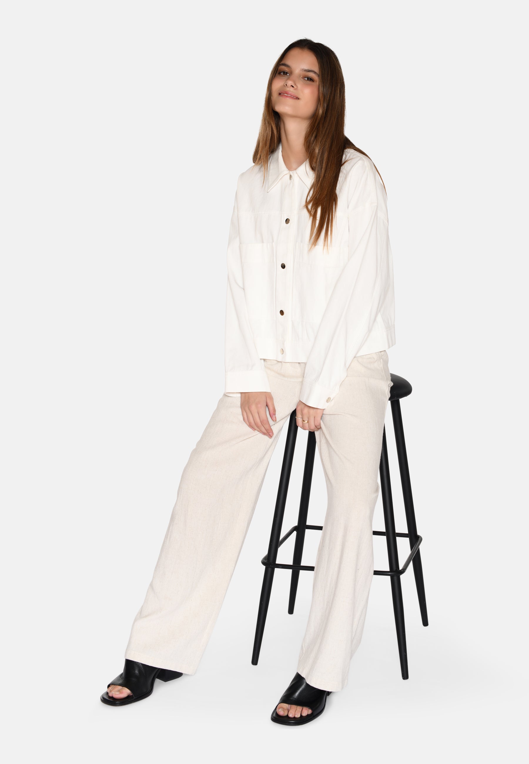 moves Nori denimjakke 4207 Denim Jacket 000 White