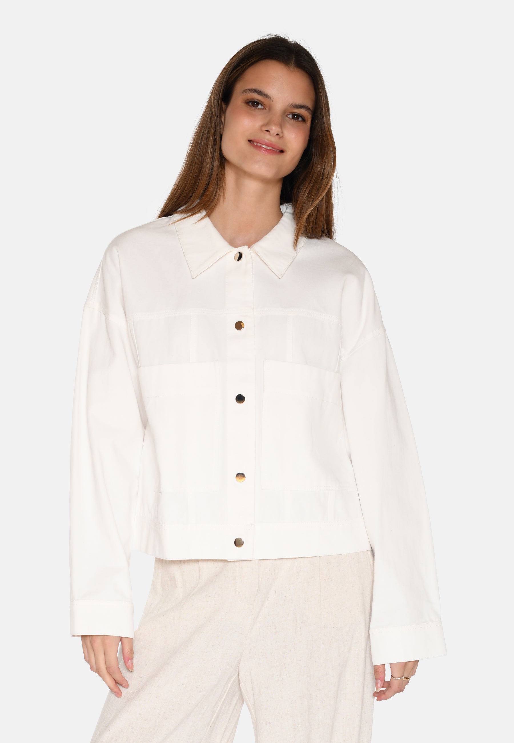 moves Nori denimjakke 4207 Denim Jacket 000 White