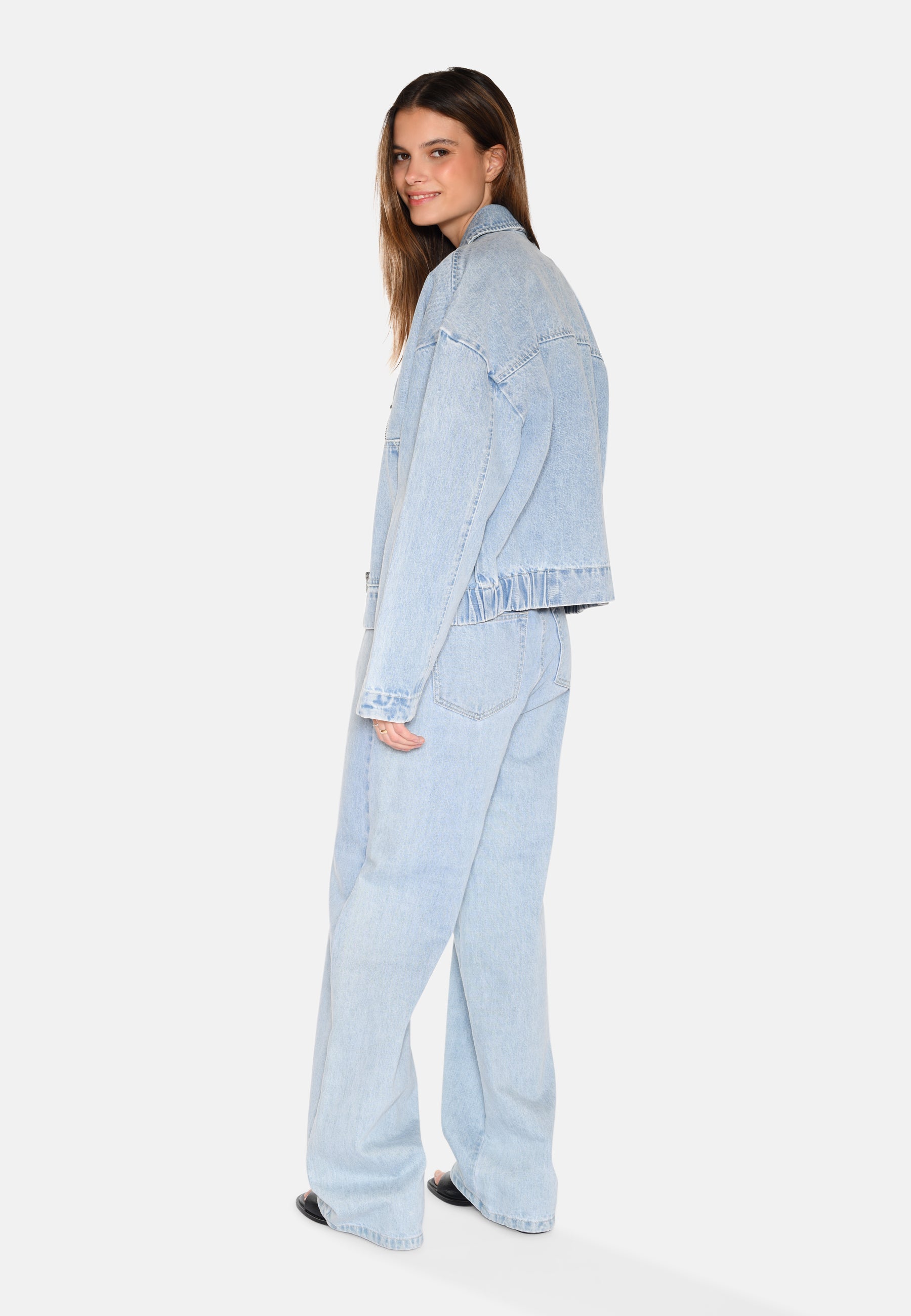 moves Sikorie denimjakke 4283 Jacket 1001 Light Blue