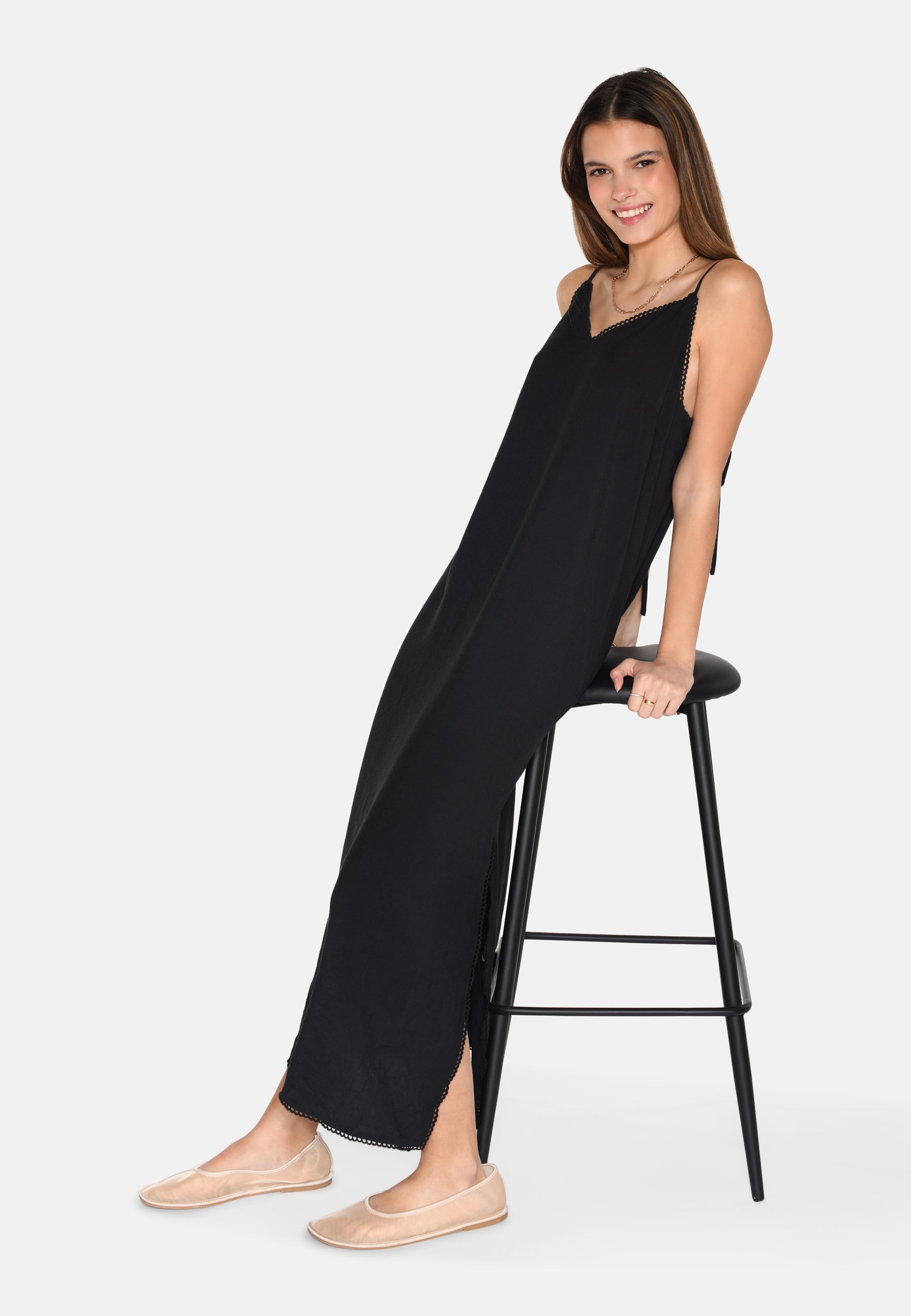 moves Alani midi-kjole 4213 Midi Dress 999 Black