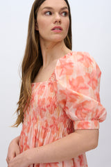 moves Aleah midi smockkjole 4290 Midi Dress 1614 Rose Elegance