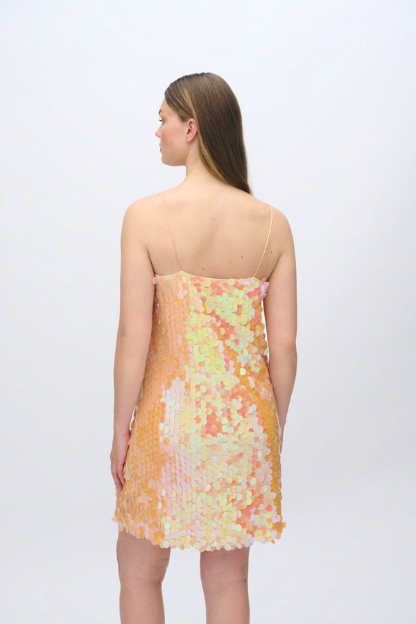 moves Balista pallietkjole 4347 Short Dress 1340 Cadmium Orange