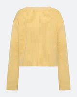 moves Colina striktrøje 1566 Jumper 0616 Pastel Yellow