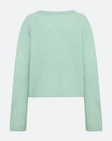 moves Colina striktrøje 1566 Jumper 6312 Cameo Green