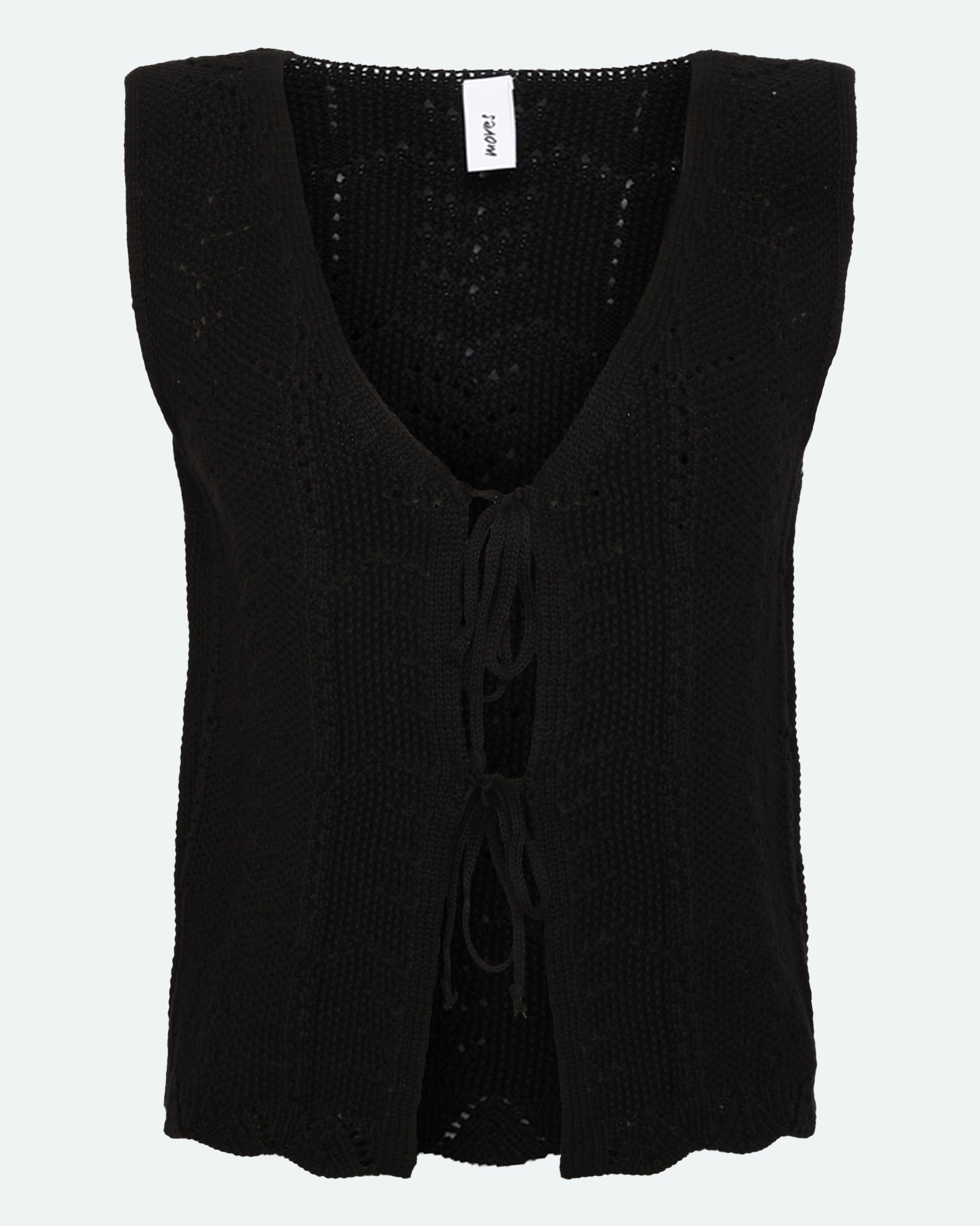moves Daphne strikvest 4286 Gilet 999 Black