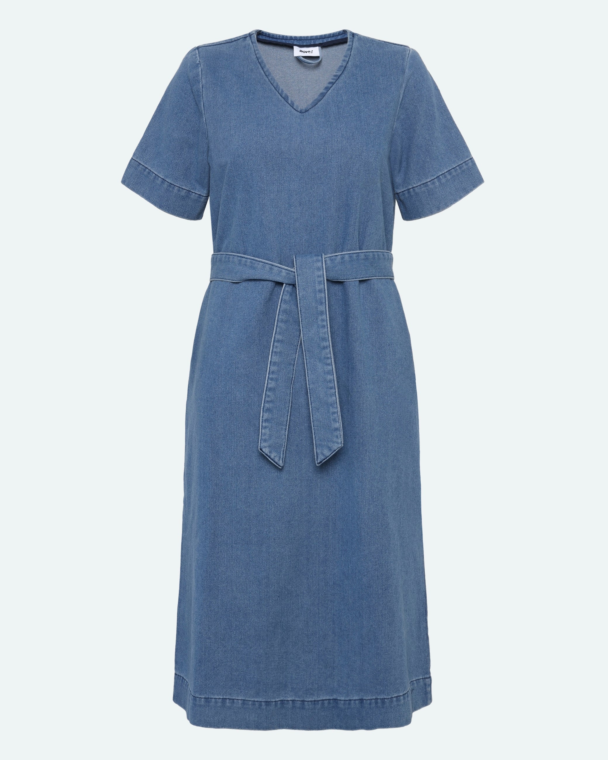 moves Dawn denimkjole 4279 Midi Dress 1002 Medium Blue