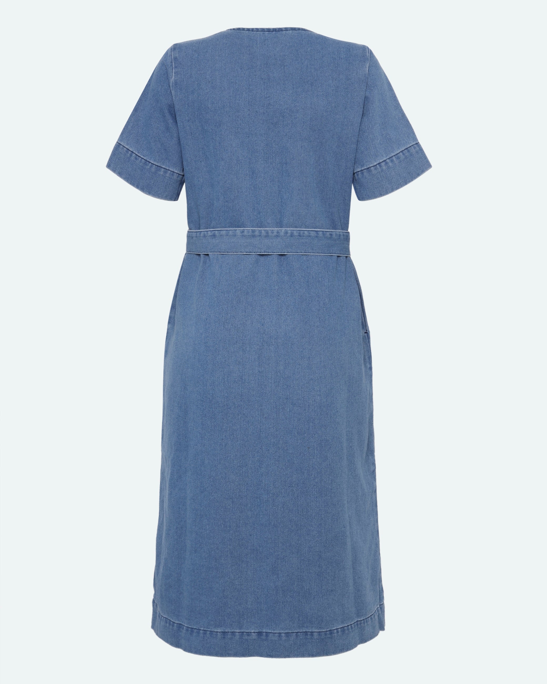 moves Dawn denimkjole 4279 Midi Dress 1002 Medium Blue