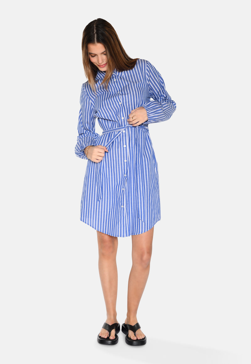 moves Elaine skjortekjole 4254 Short Dress 4048 Nebulas Blue
