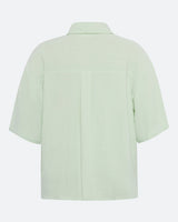 moves Elise kortærmet skjorte i hørblanding 2744 Short Sleeved Shirt 0109 Ambrosia