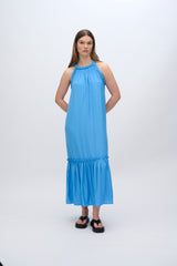 moves Esmarelda maxi kjole 4369 Maxi Dress 1730 Silver Lake Blue