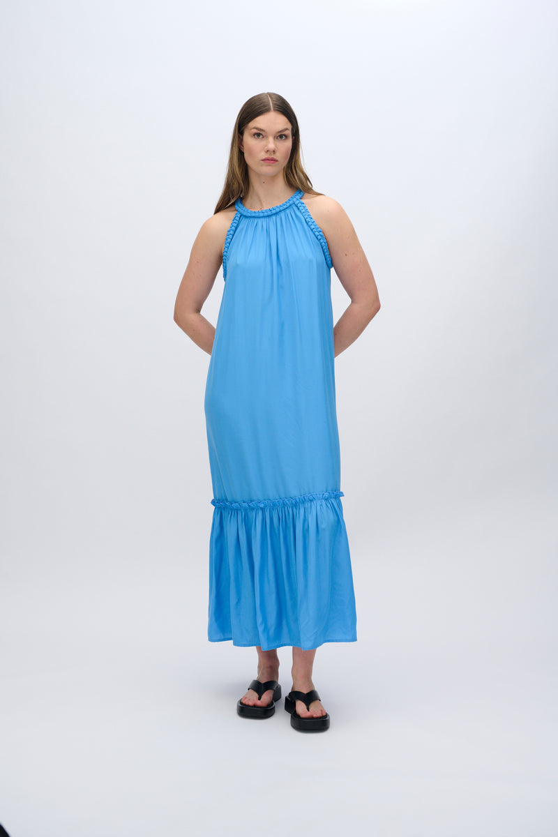 moves Esmarelda maxi kjole 4369 Maxi Dress 1730 Silver Lake Blue