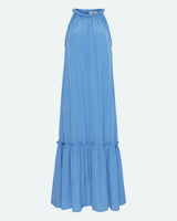 moves Esmarelda maxi kjole 4369 Maxi Dress 1730 Silver Lake Blue