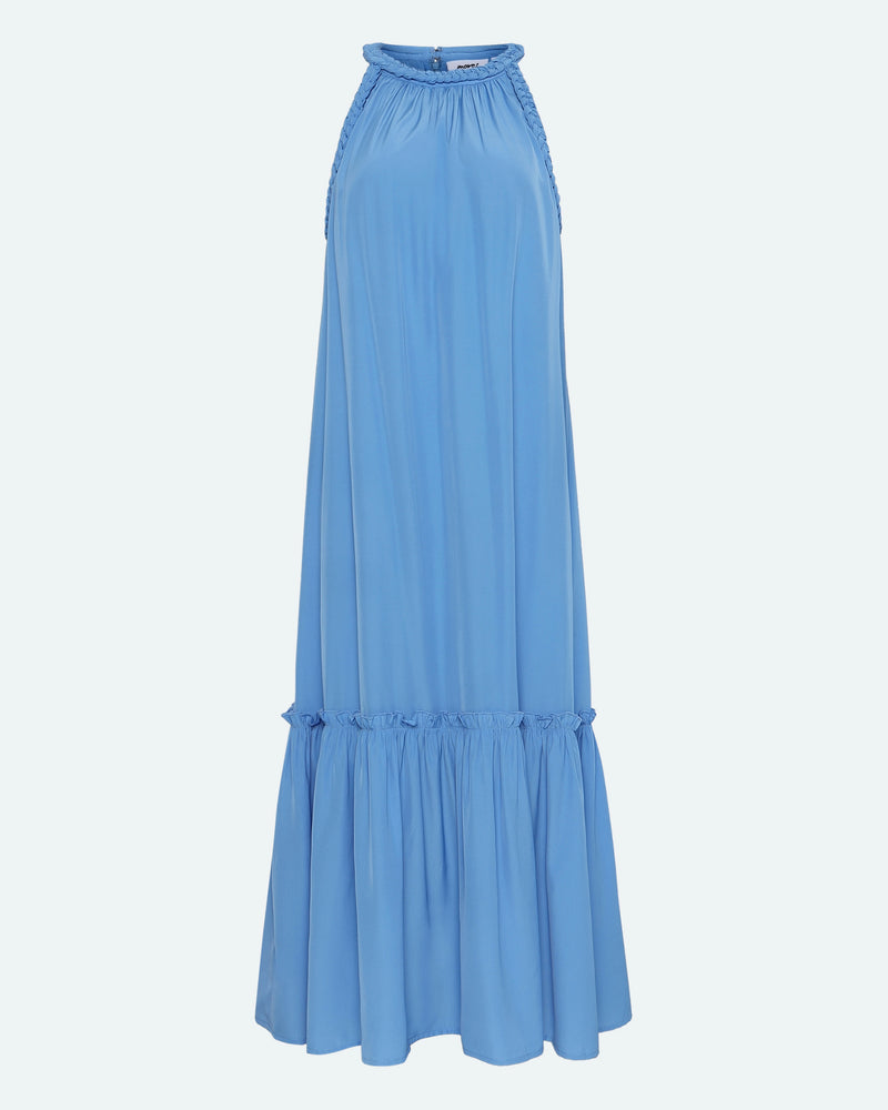 moves Esmarelda maxi kjole 4369 Maxi Dress 1730 Silver Lake Blue