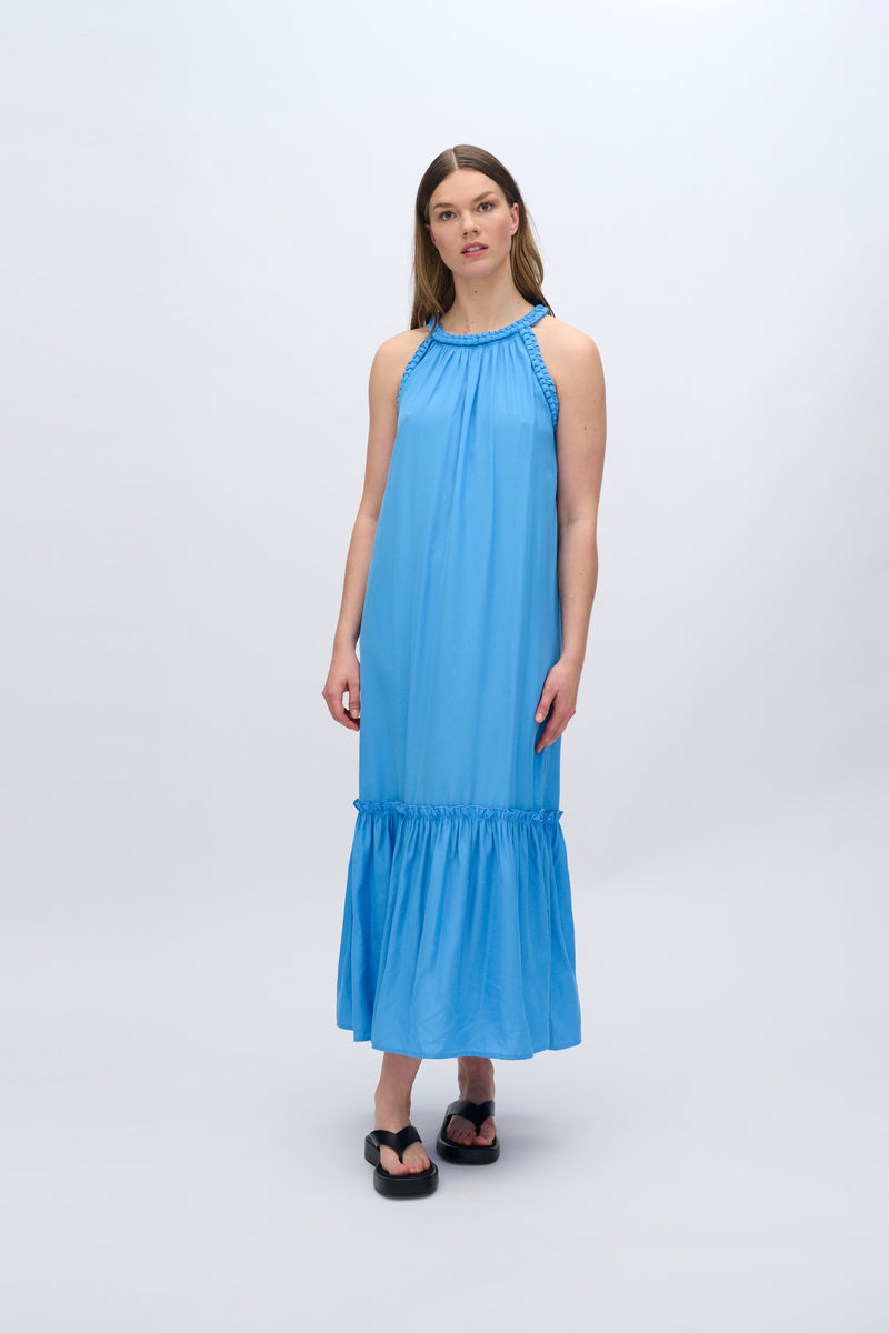moves Esmarelda maxi kjole 4369 Maxi Dress 1730 Silver Lake Blue