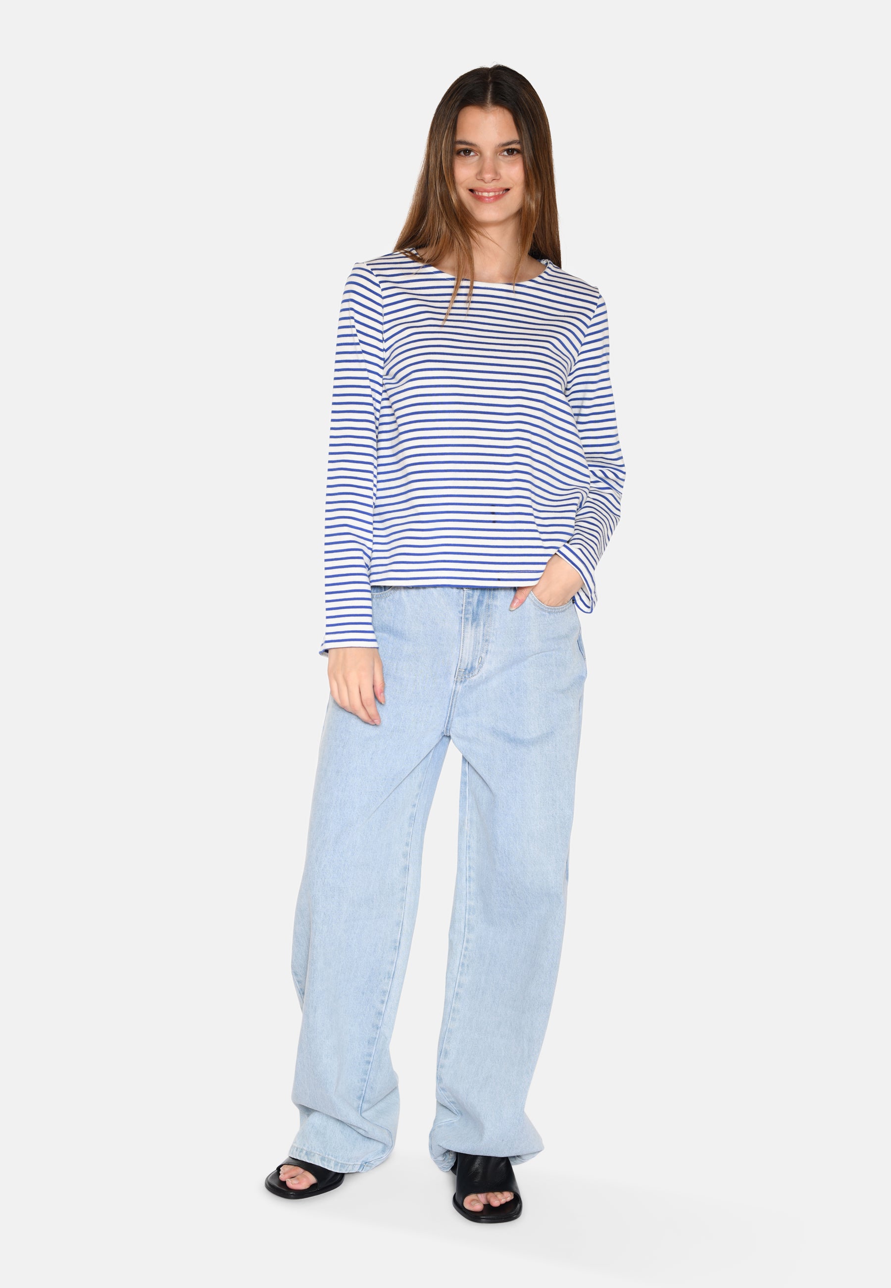 moves Estella langærmet t-shirt 4272 Long Sleeved T-shirt 4048 Nebulas Blue
