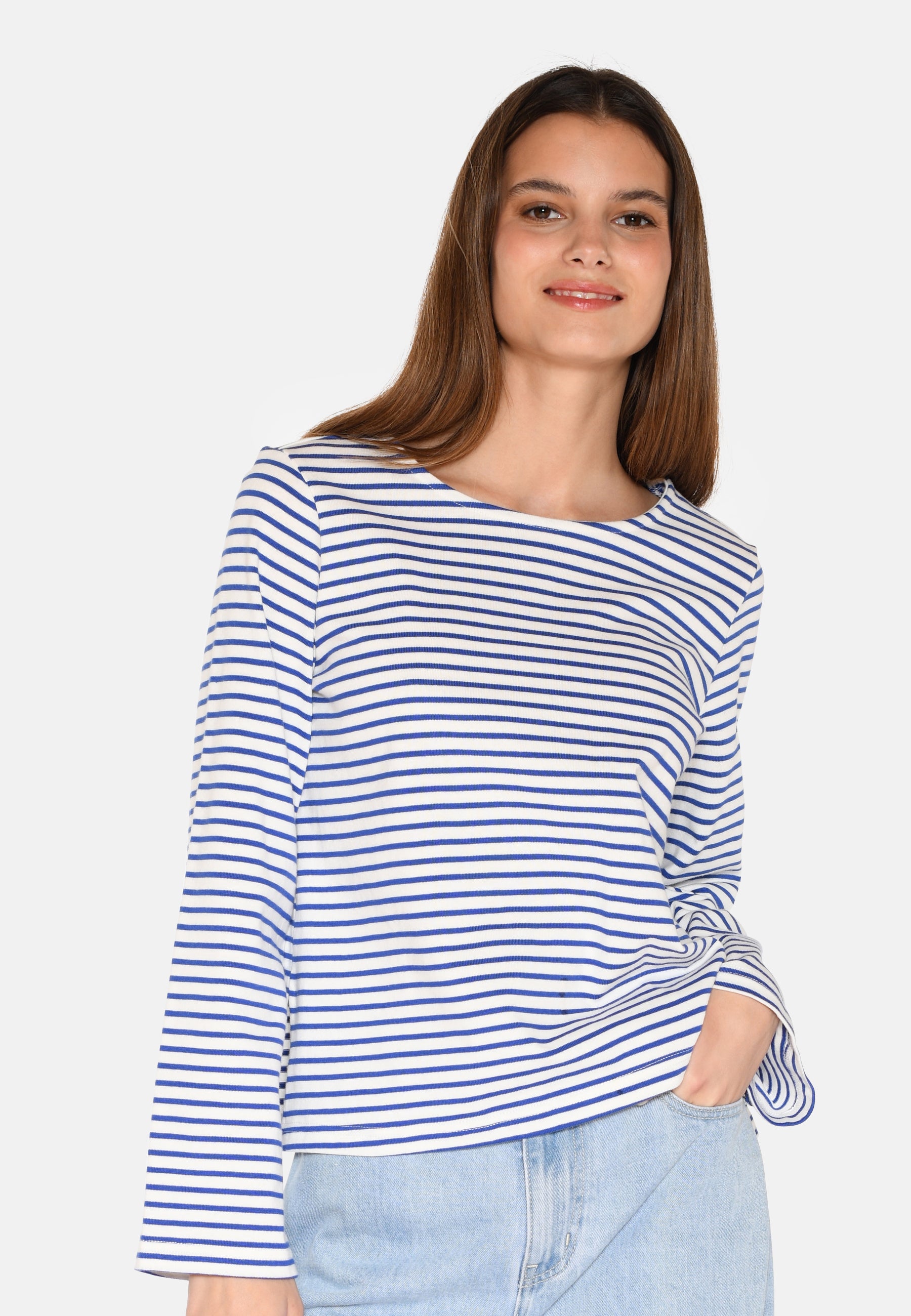 moves Estella langærmet t-shirt 4272 Long Sleeved T-shirt 4048 Nebulas Blue