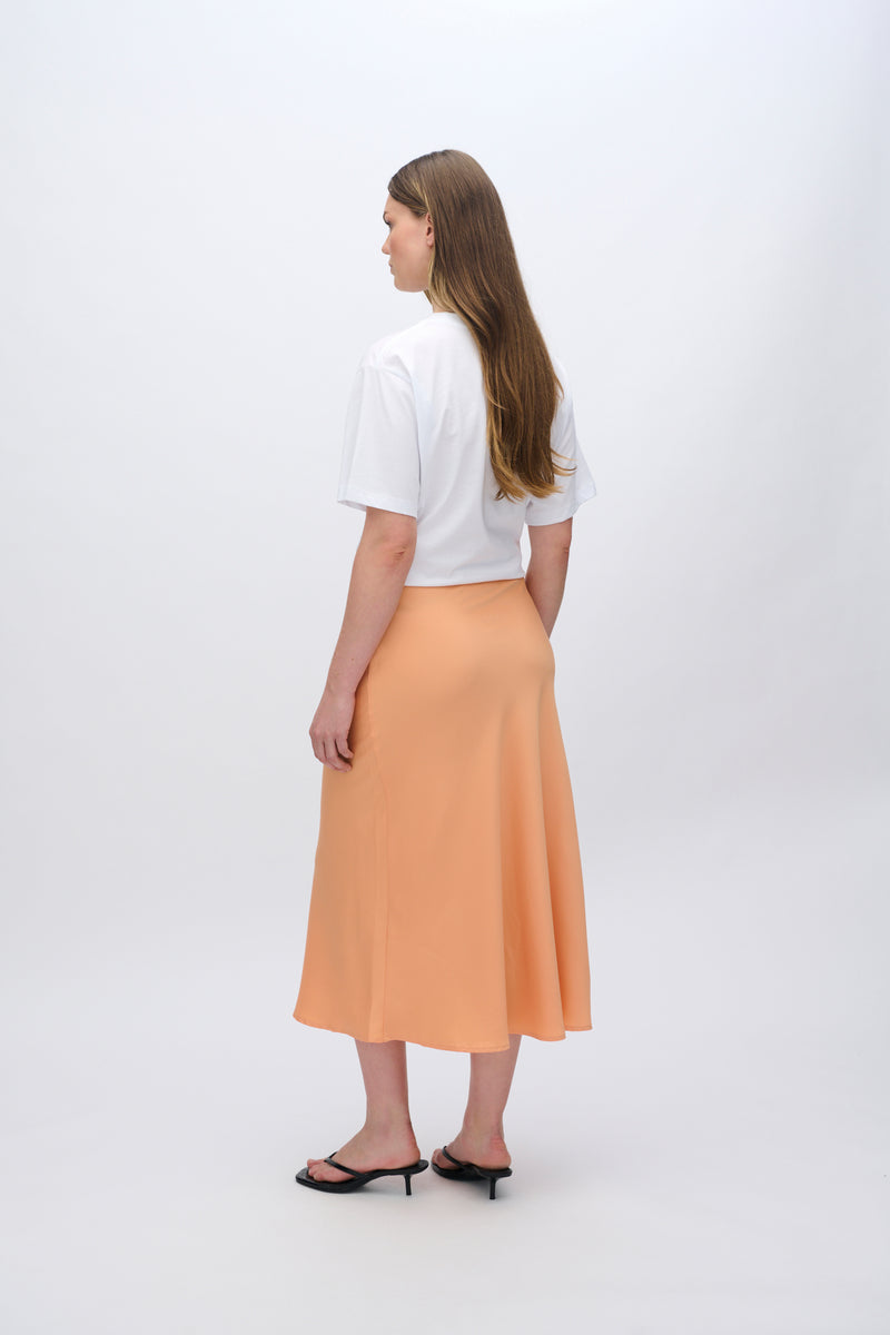 moves Gebry maxi nederdel 3570 Maxi Skirt 1340 Cadmium Orange