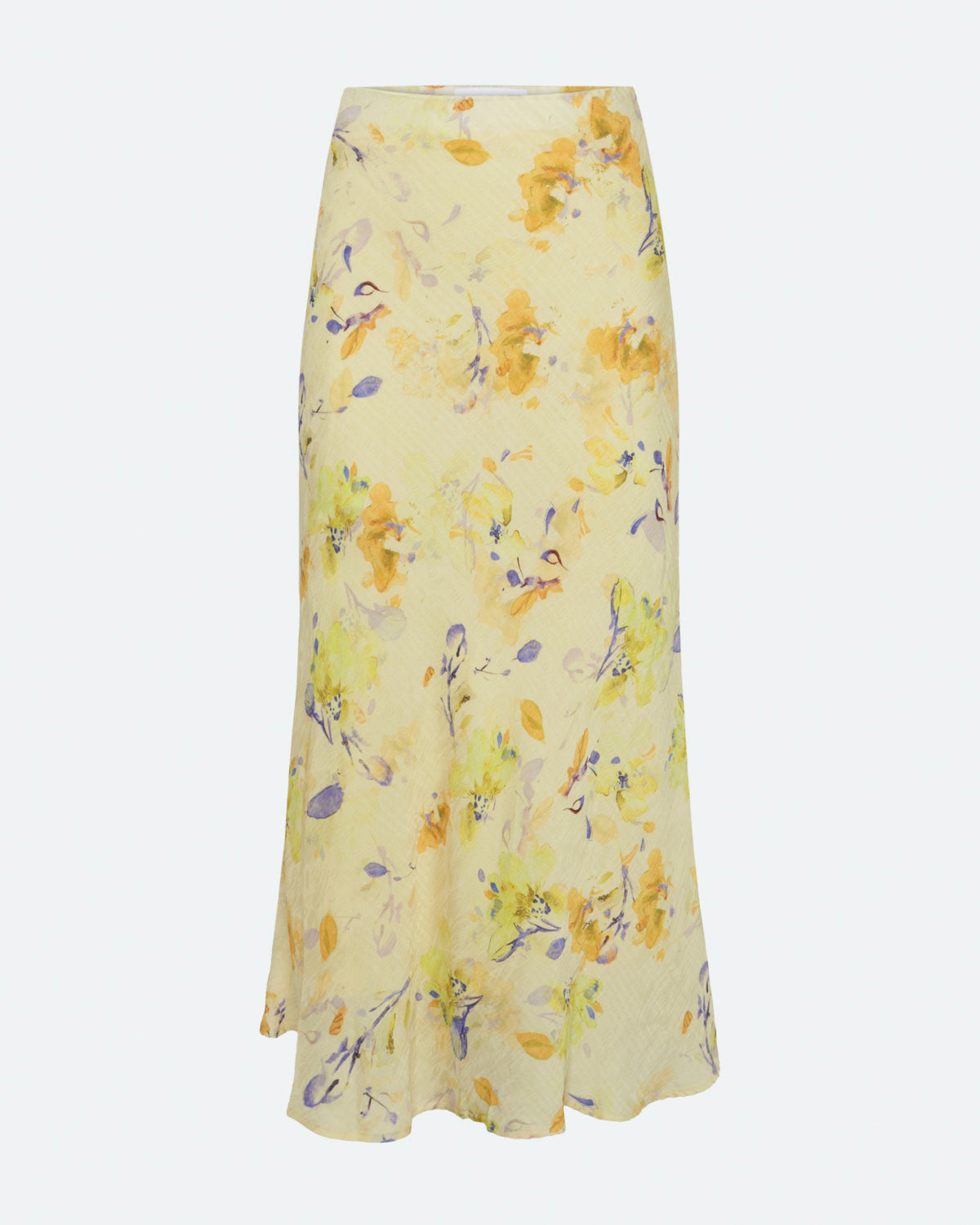 moves Gebry midi-nederdel 4255 Midi Skirt 0616 Pastel Yellow