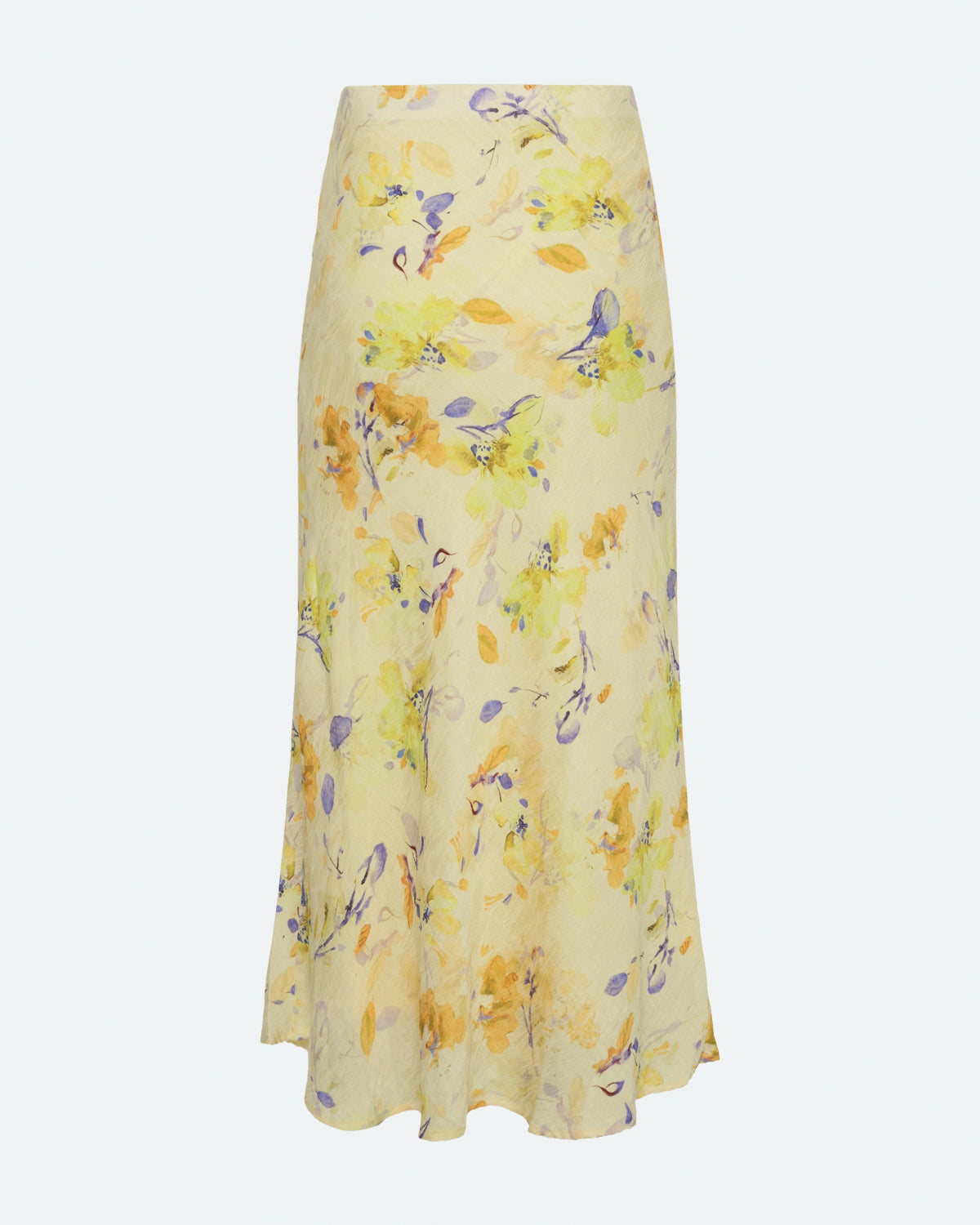 moves Gebry midi-nederdel 4255 Midi Skirt 0616 Pastel Yellow