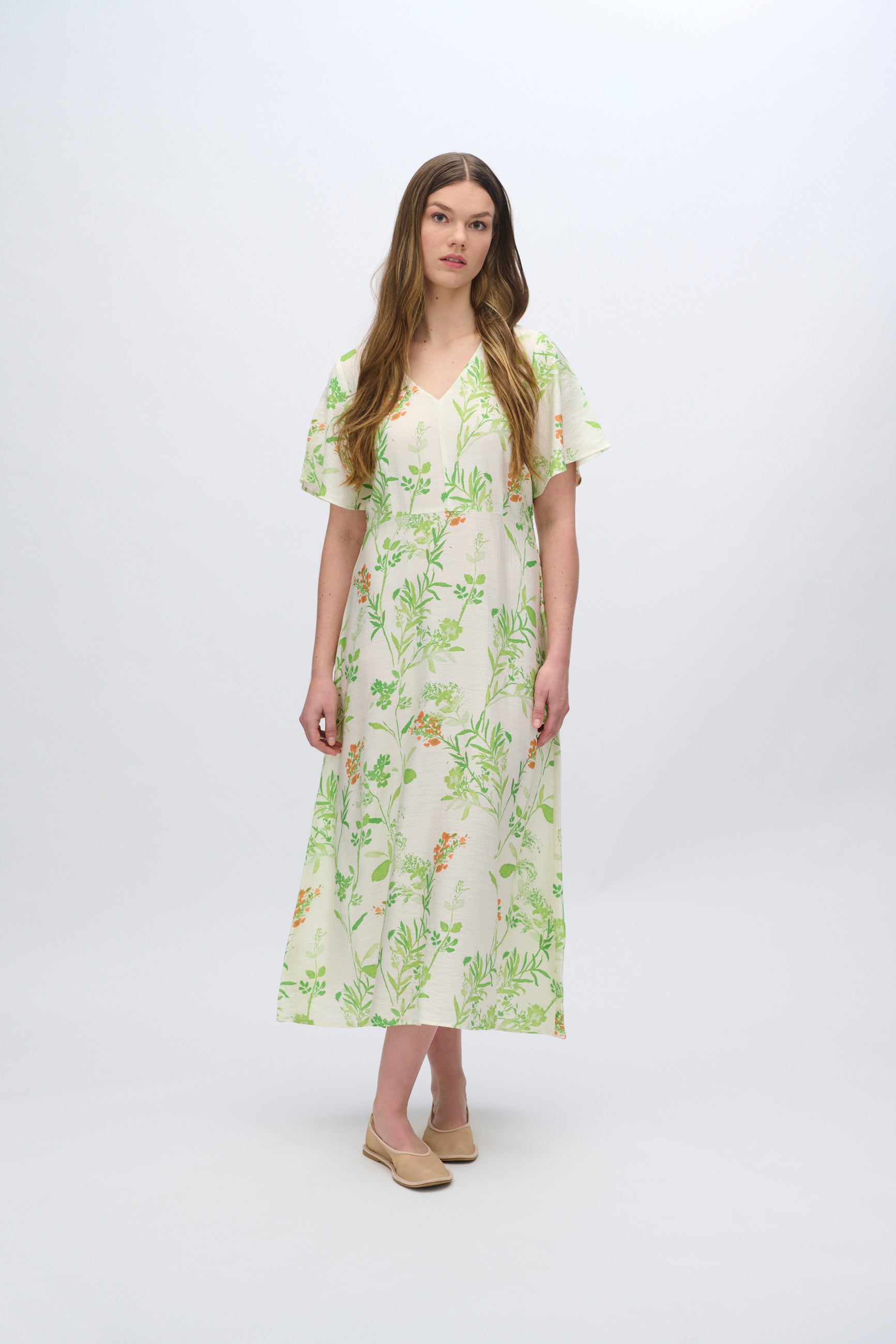 moves Hamma midi kjole 4289 Midi Dress 004 Broken White