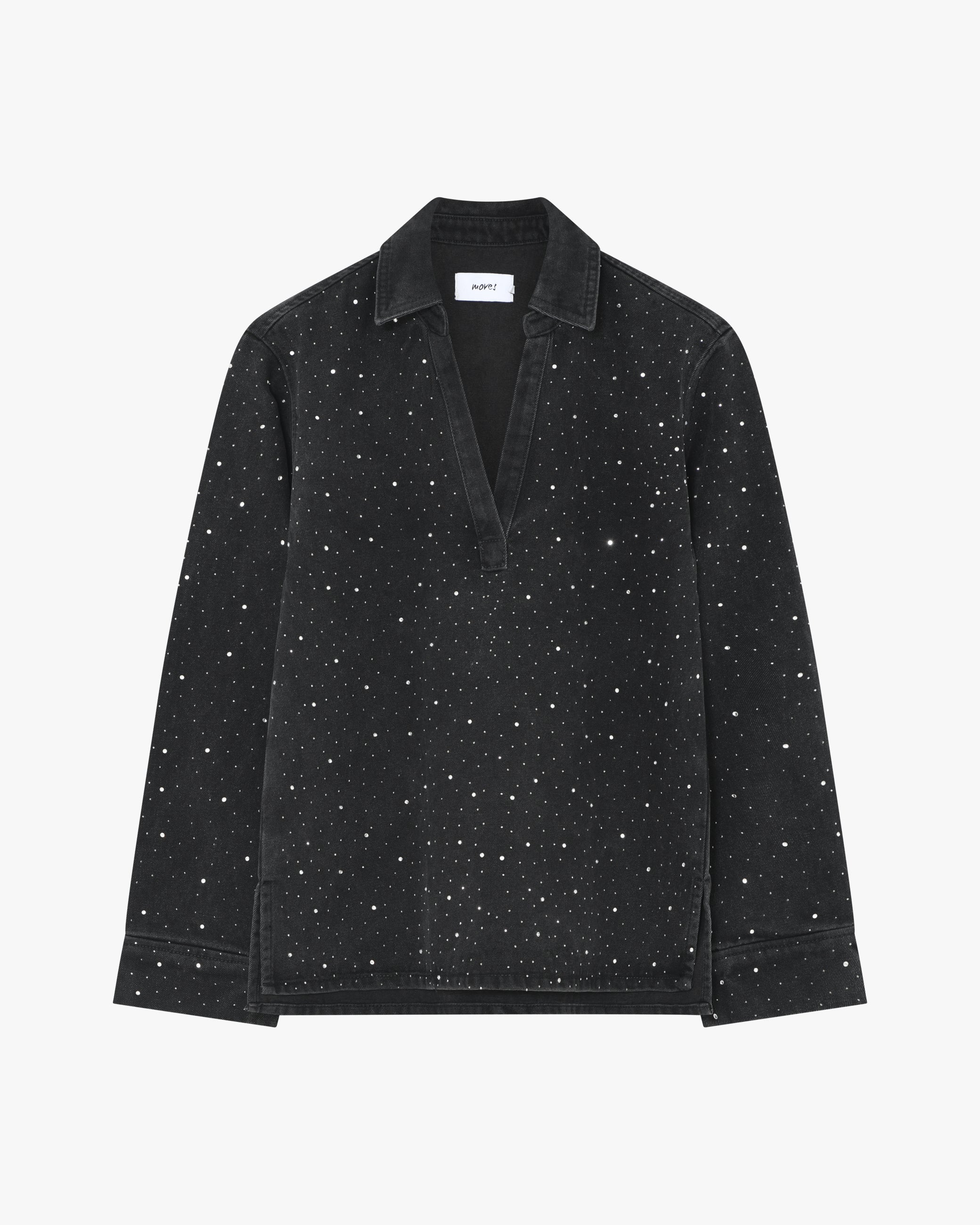 moves Josefine blouse 4526 Long Sleeved Blouse 0201 Castlerock