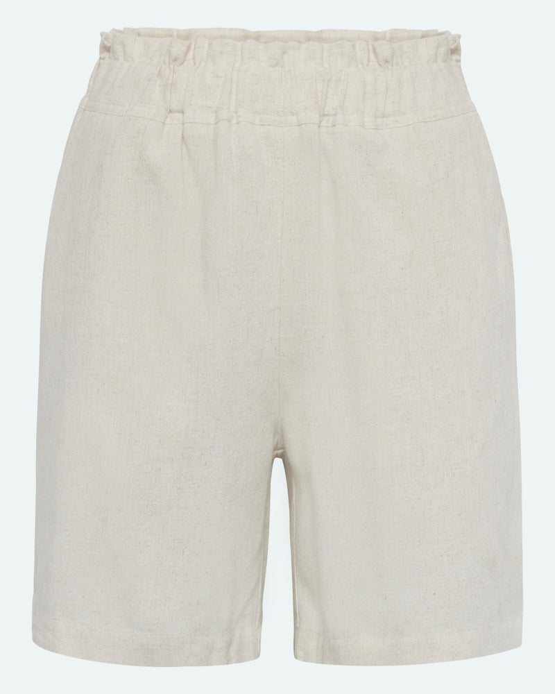 moves Kenio shorts i hørblanding 2744 Shorts 0108 Castle Wall