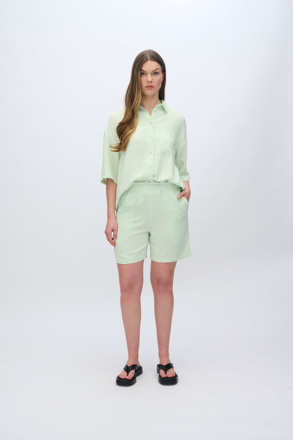 moves Kenio shorts i hørblanding 2744 Shorts 0109 Ambrosia
