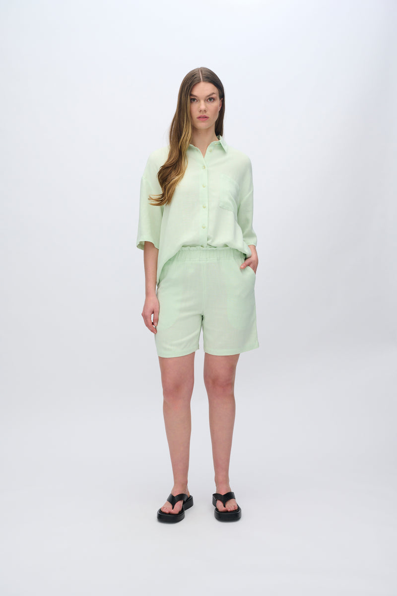 moves Kenio shorts i hørblanding 2744 Shorts 0109 Ambrosia