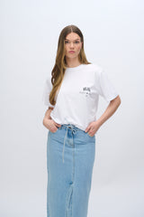 moves Kiana kortærmet t-shirt 4335 Short Sleeved T-shirt 000 White
