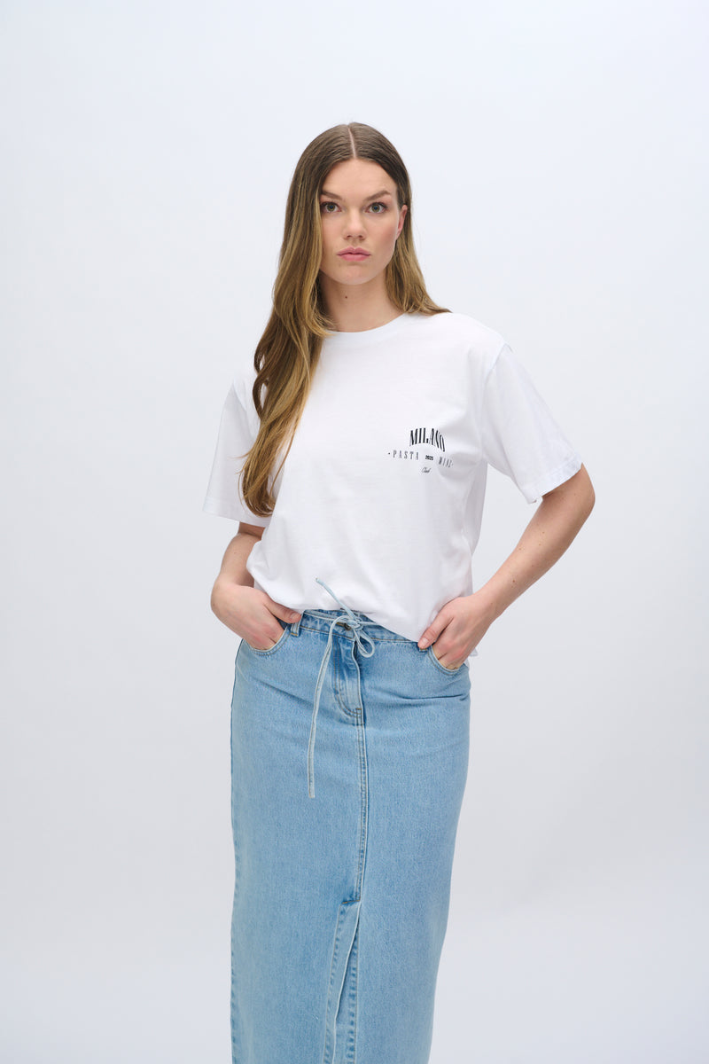 moves Kiana kortærmet t-shirt 4335 Short Sleeved T-shirt 000 White