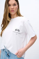 moves Kiana kortærmet t-shirt 4335 Short Sleeved T-shirt 000 White