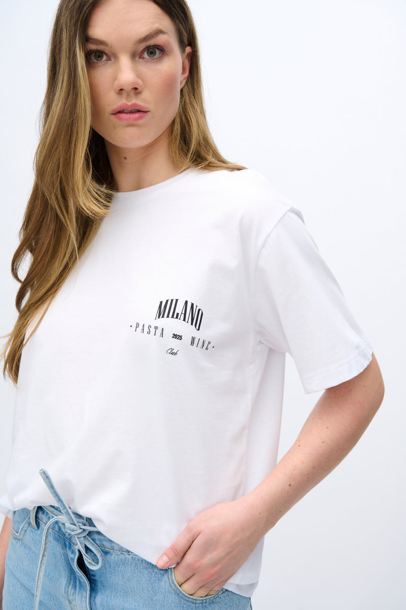 moves Kiana kortærmet t-shirt 4335 Short Sleeved T-shirt 000 White