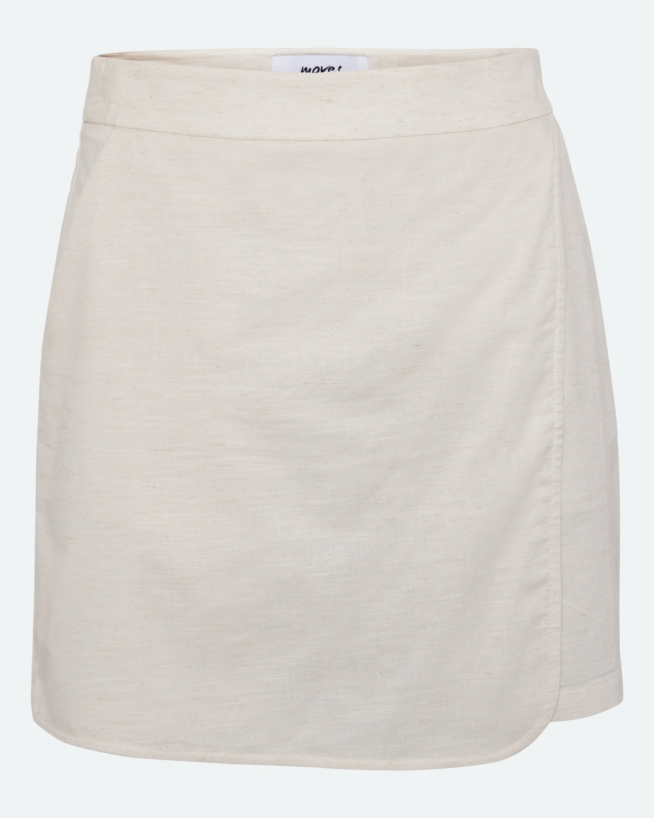 moves Lanelle skort i hørblanding 4330 Shorts 0108 Castle Wall