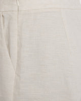 moves Lanelle skort i hørblanding 4330 Shorts 0108 Castle Wall