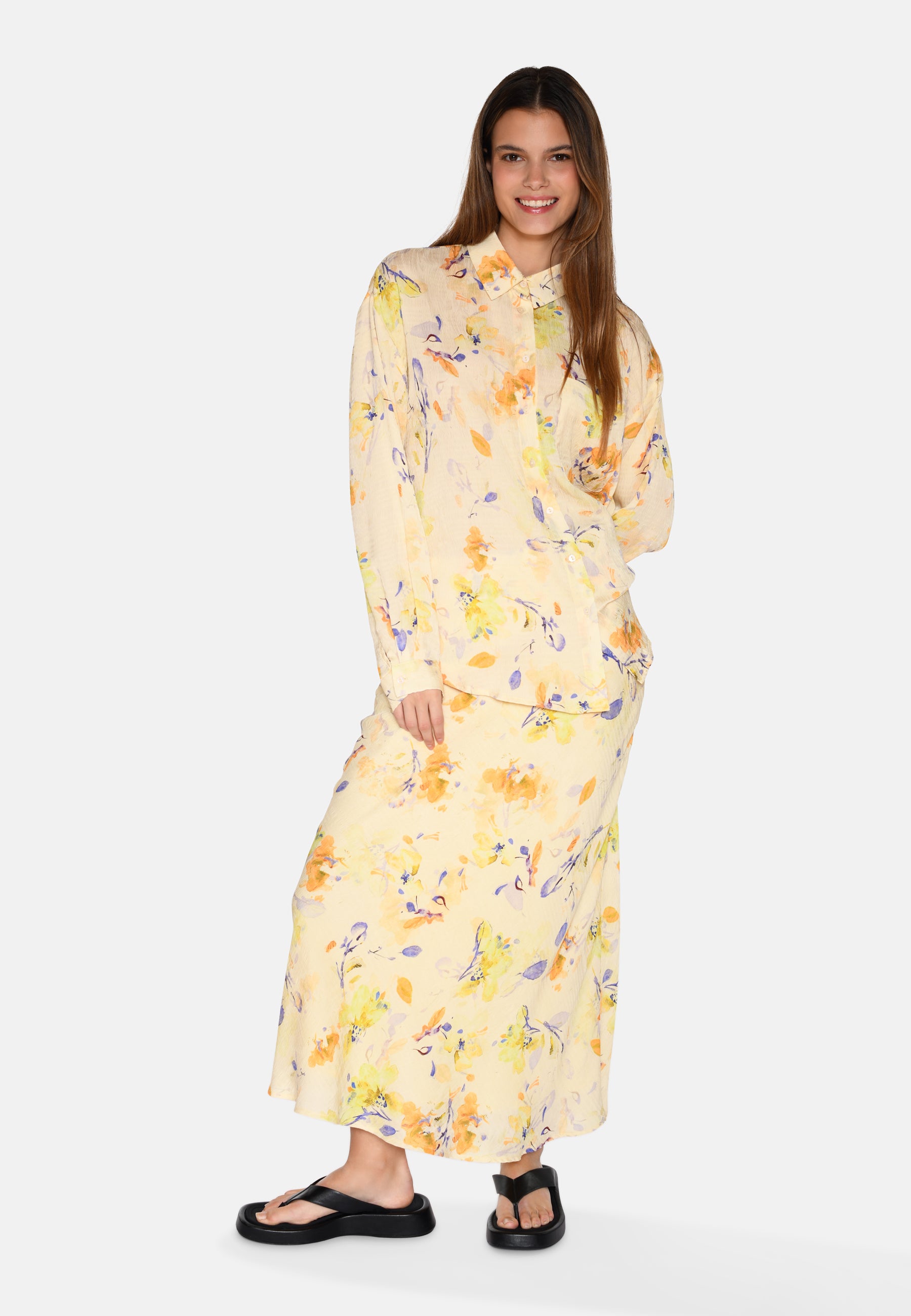 moves Lenora langærmet skjorte 4255 Long Sleeved Shirt 0616 Pastel Yellow