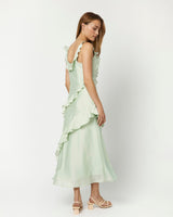 moves Lisu 3692 Maxi Dress 6313 Laurel Green