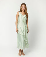 moves Lisu 3692 Maxi Dress 6313 Laurel Green