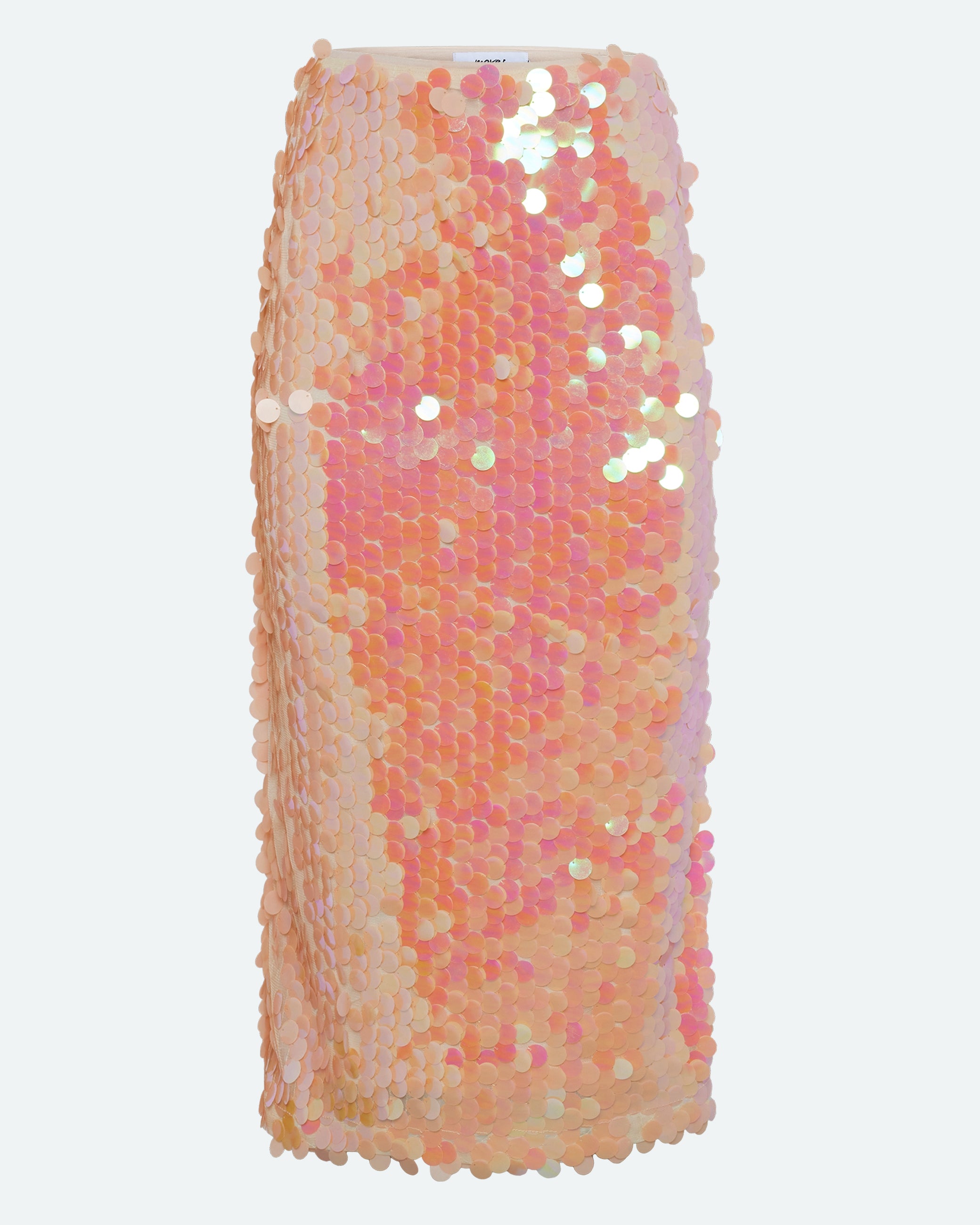moves Lubinu midi pallietkjole 4347 Midi Skirt 1340 Cadmium Orange