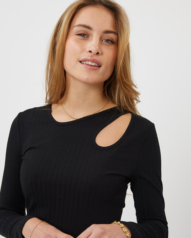 moves Luvie-ls 2748 Long Sleeved T-shirt 999 Black
